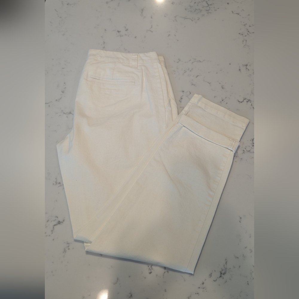 Broken in straight Gap khakis